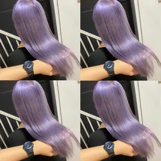 ロング カラー ヘアアレンジ 🦋韓国ヘア 坂本 菜摘🦋のヘアスタイル