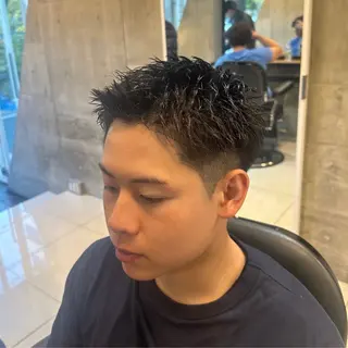 ショート メンズ ツイスパ/メンズ パーマ/歩夢のヘアスタイル