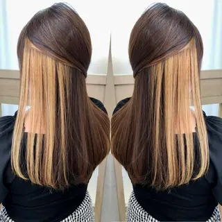 ロング カラー 天野 涼のヘアスタイル