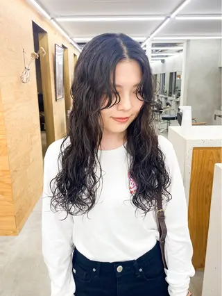 ロング パーマ パーマ eikoのヘアスタイル