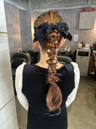 ヘアアレンジ 🍒るい🍒ブリーチ モデル様募集中🌟のヘアスタイル