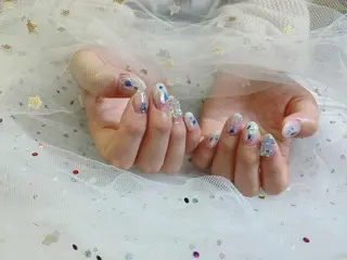 ネイル 🦋ネイルサロン ブラン🌈ゆりのネイルデザイン