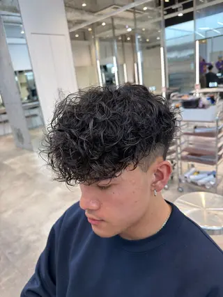 ショート パーマ fifth 児玉達哉 当日予約🙆のヘアスタイル