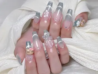 ネイル 🎀も ものネイルデザイン