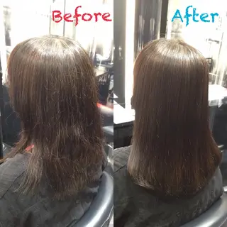 セミロング Annon プライベートサロンのヘアスタイル