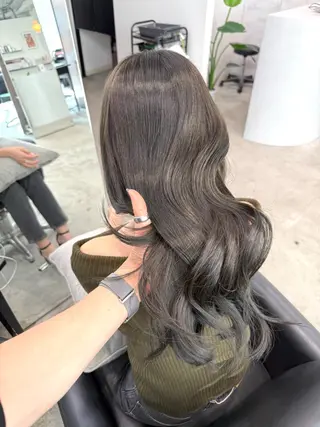 セミロング カラー 池袋髪質改善 タニグチのヘアスタイル