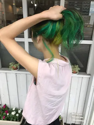 ミディアム Blink Remit hair明野店所属・秋月 亜耶のヘアスタイル