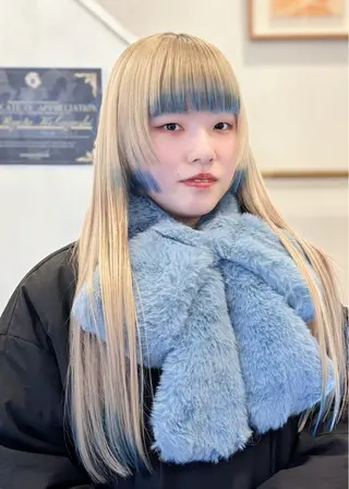 ロング カラー Ten所属・コバヤシ リョウタのヘアスタイル