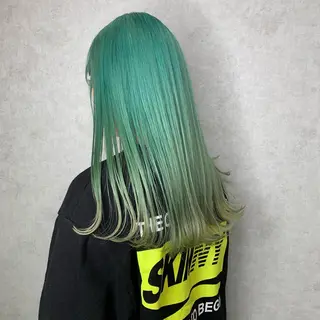 ロング カラー 🌱ブリーチ・透明感 カラー/mapi🦭のヘアスタイル