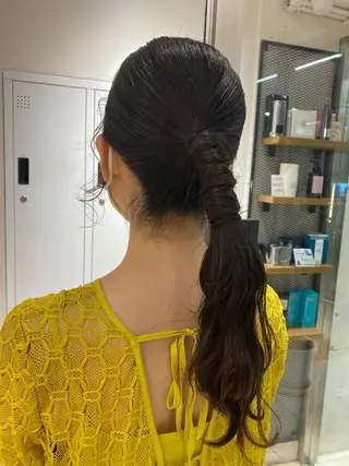 ロング 🍋暖色カラーヘアア レンジniina🍋のヘアスタイル