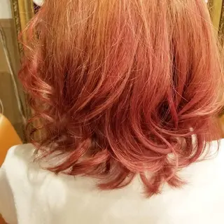 ミディアム カラー spa hair  ark 富井直美のヘアスタイル