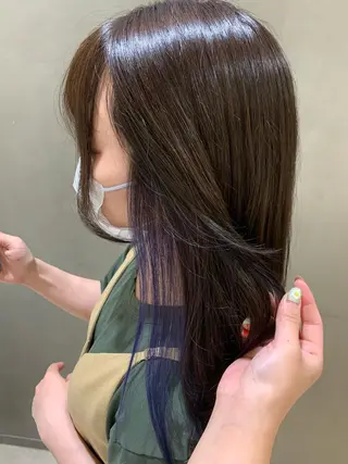 ロング 庄司 沙羅のヘアスタイル