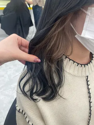 セミロング 🤍韓国トレンド ヘア🤍miku🤍のヘアスタイル