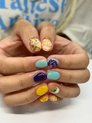 ネイル プライベートネイルサロンone nail所属・one nail 【推し/概念ネイル】のネイルデザイン
