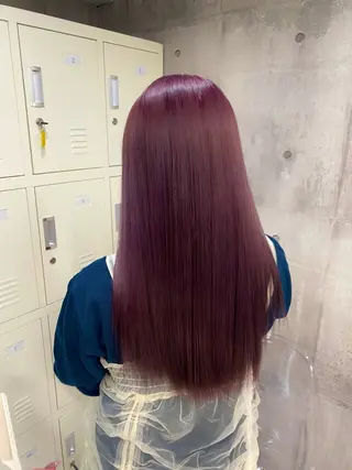 ロング カラー ヘアアレンジ メンズ のん🎀ハイトーン/ レイヤーカット🐳のヘアスタイル