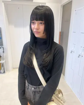 ロング SALOWIN京都河原町suite店所属・うる艶カラー／ 髪質改善／arisaのヘアスタイル