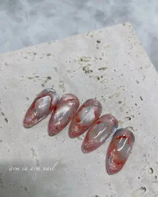 ネイル arm in arm ︎✿Yamamotoのマツエク・マツパデザイン