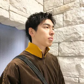 ヘアアレンジ メンズ ainico+所属・メンズ特化✂️栗原 侑也のヘアスタイル