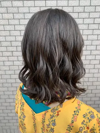 ミディアム 透明感ハイライト◎ 伊藤夏海のヘアスタイル