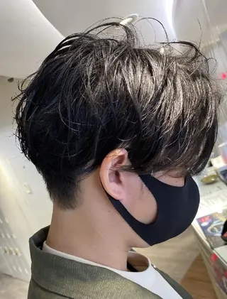 メンズ ショート パーマ ﾒﾝｽﾞ＆ｼｮｰﾄ LEA山村真史のヘアスタイル