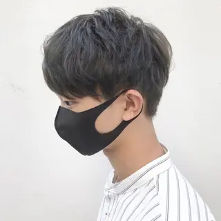 ショート カラー 嶋佐 昌大 シマサマオのヘアスタイル