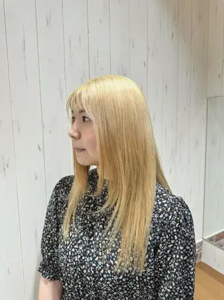 セミロング カラー 中嶋 紘夢のヘアスタイル