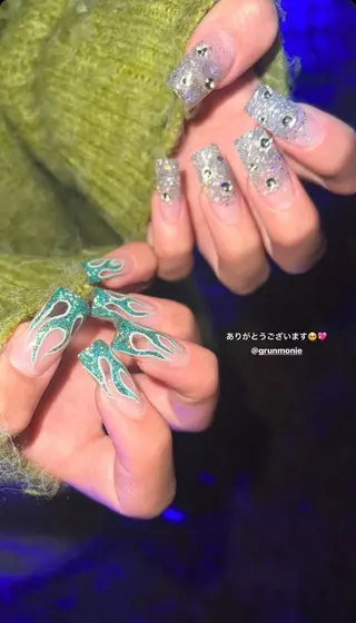 ネイル Nail Salon L'arc所属・💊大阪/心斎橋 moni🧠のネイルデザイン