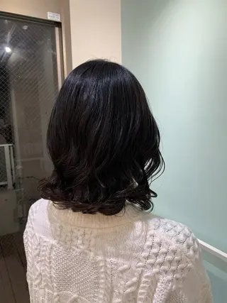 ミディアム 森山 佳小里/カラー /似合わせカットのヘアスタイル