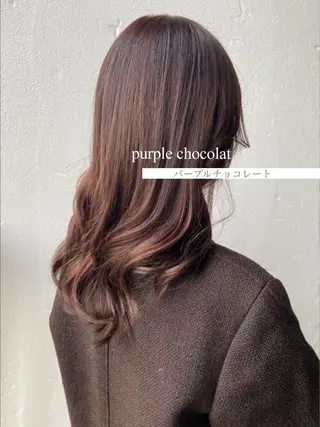 ロング カラー 店長/mao/ 前髪/顔周りカットのヘアスタイル