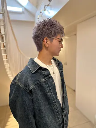 ショート メンズ 艶カラー／艶髪/川上 慶貴のヘアスタイル