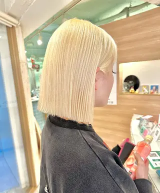 カラー R 横浜【アール】所属・ハイトーン/韓国 ヘア　momo˚✧₊のヘアスタイル