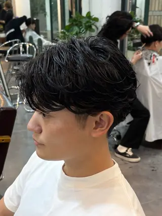 ショート パーマ HARBOR所属・HARBOR メンズサロンLUCAのヘアスタイル