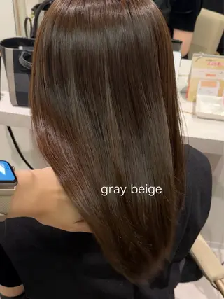 カラー layer bob / 透明感カラーのヘアスタイル