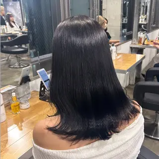 ミディアム カラー IS所属・横浜美容室/透明感 カラー/レイヤーのヘアスタイル