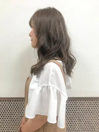 ロング カラー 似合わせ/透明感カラ ー/QUATRO谷口のヘアスタイル