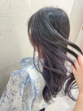 ロング 安田 柚月のヘアスタイル