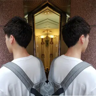 メンズ ショート EMANON名古屋所属・美谷添（ミヤゾエ） まどか大人ヘアサロンのヘアスタイル