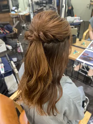 ロング カラー ヘアアレンジ 🌷名駅／髪質改善 ヘアセット/モネ🌷のヘアスタイル