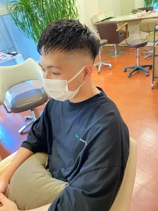 パーマ メンズ ヨシダ トオルのヘアスタイル