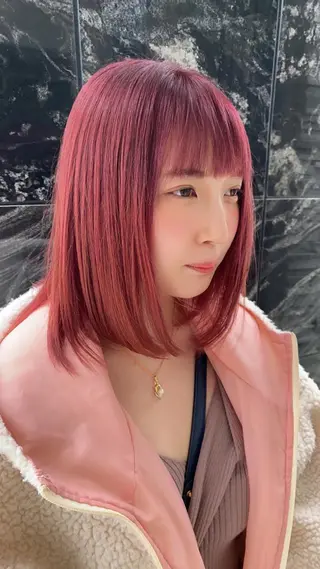 ミディアム カラー 透明感カラーブリーチ 🌼シゲモトアヤ🌼のヘアスタイル