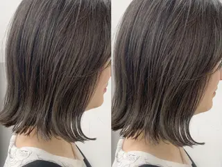 カラー 透明感/オリーブ/ グレージュ/YUKAのヘアスタイル