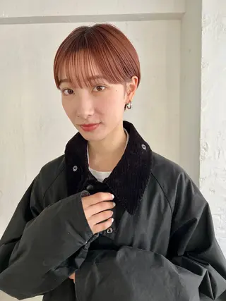 ショート カラー 🌿ショート🌿 パーマ🌿淳平のヘアスタイル