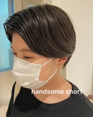 ショート STAN WOOD所属・似合わせcut 🔥yutakaのヘアスタイル