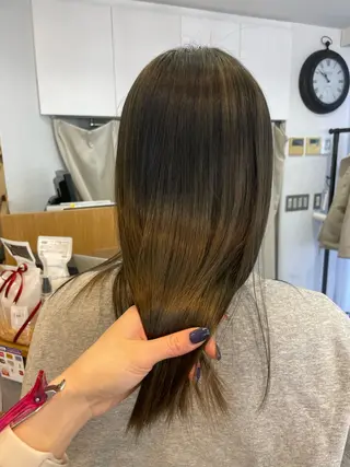 セミロング カラー 川村 諒のヘアスタイル