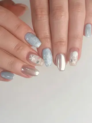 ネイル 穎 アオリのネイルデザイン