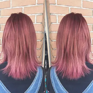 ミディアム カラー パーマ ヘアアレンジ メンズ キッズ ネイル マツエク・マツパ サロンドミルク 原宿のヘアスタイル