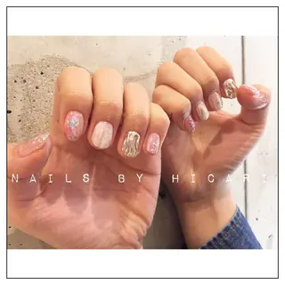 カラー ネイル マツエク・マツパ illum hicariのネイルデザイン