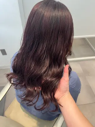 ロング カラー みう/仙台/暖色/ 艶髪/顔周りカット/のヘアスタイル