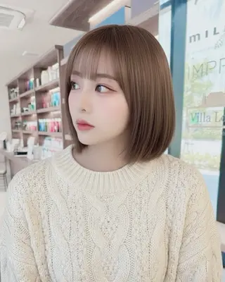 ショート GIEN Smart Salon by milbon 西宮ガーデンズ　プラス所属・吉原 星稀のヘアスタイル