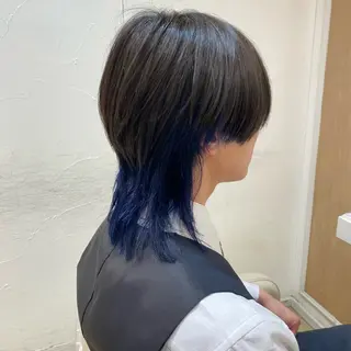 ミディアム カラー メンズ メンズ特化型美容師 栗山勇人のヘアスタイル